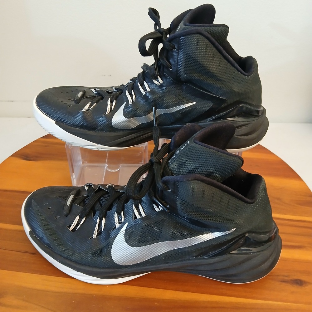 Nike Hyperdunk 2014 Womens 8.5 Black Basketball Shoes Sneakers 653484-001